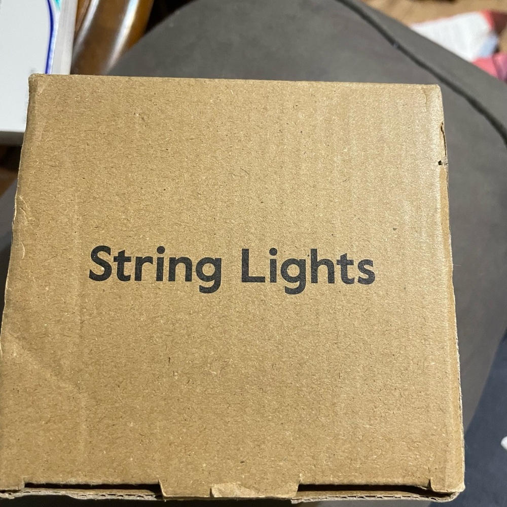 Source Unknown Brown String Lights NWOT